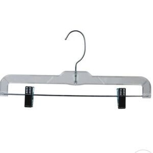 Heavy-Duty 14” Pant Hangers Lot of 50 | Retail Display Style | Clear